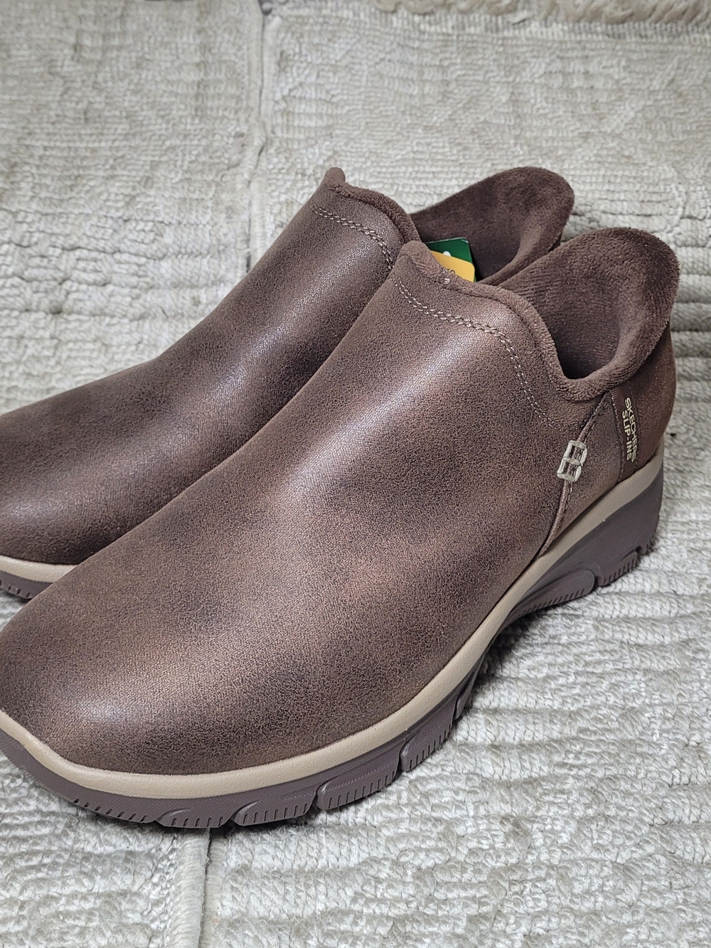 Skechers Brown Slip-Ins Casual Slip-On Shoe 8 NWT